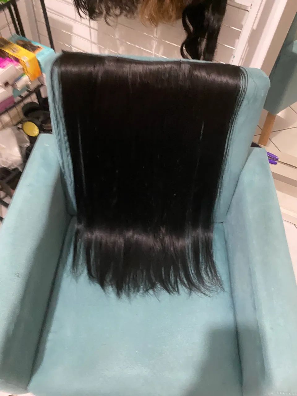 Cabelo humano liso 70 cm - Foto 2