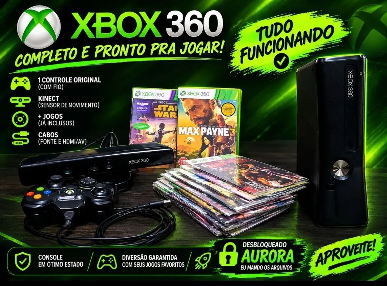 Xbox 360 slim desbloqueado