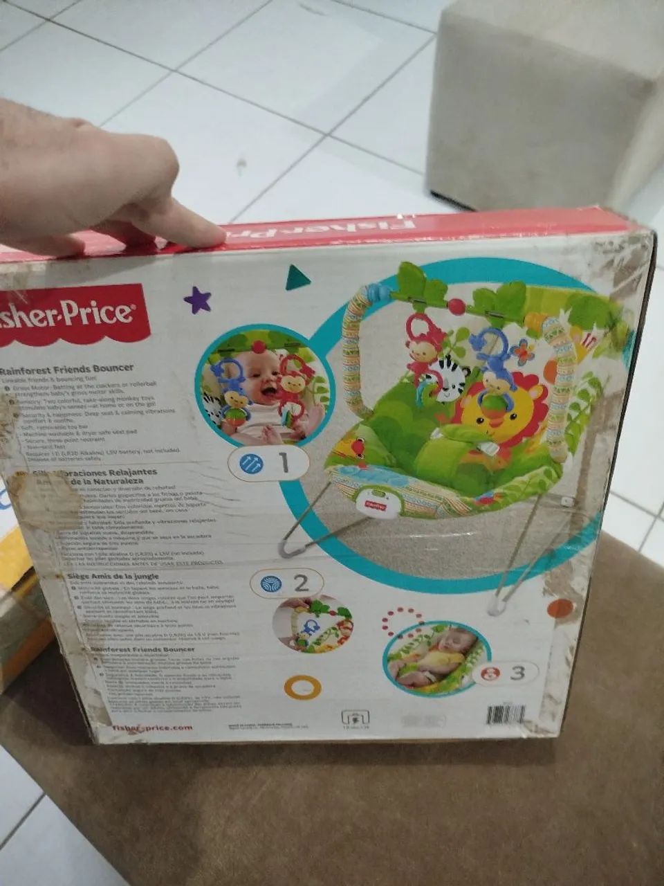 Fischer e price cadeirinha bebê 