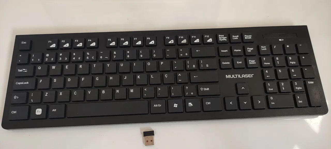 Teclado MULTILASER TC212 - sem fio USB
