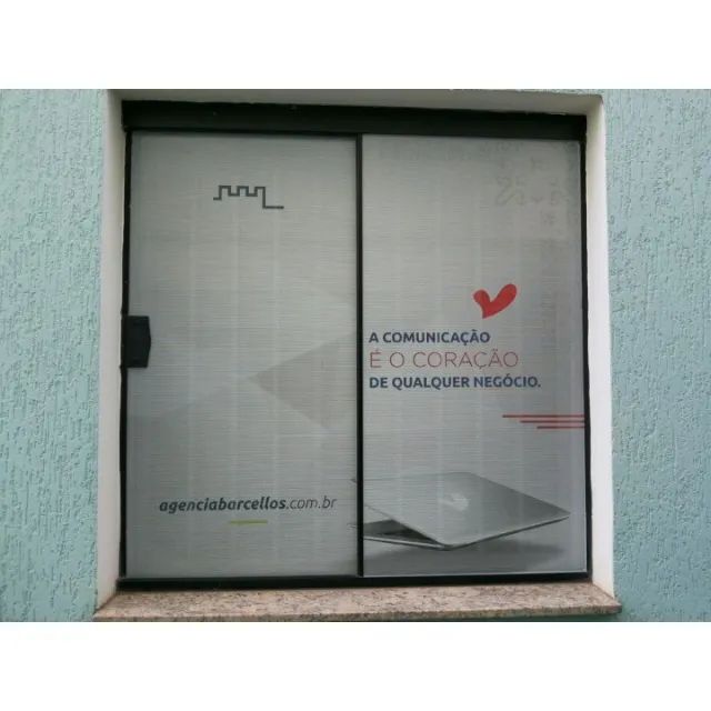 Adesivo personalizado para porta de vidro  - Foto 2