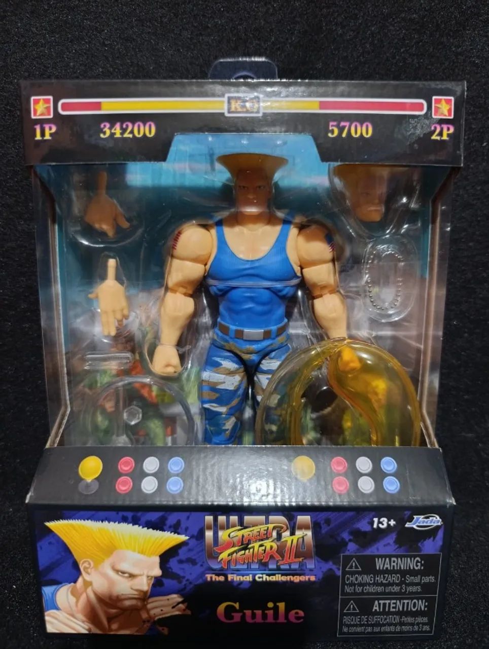 Guile - Jada Toys - Original e Lacrado