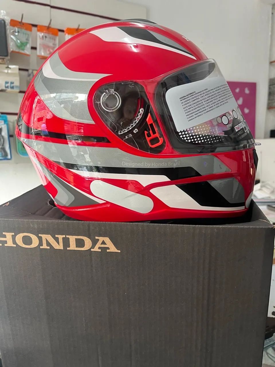 VENDO CAPACETE ORIGINAL HONDA - Foto 3