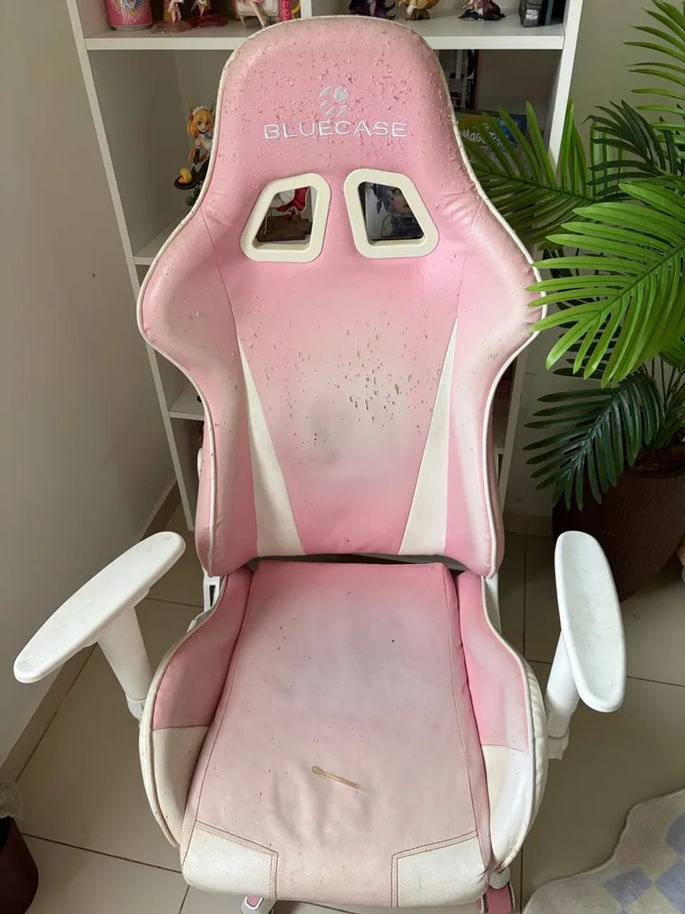 Cadeira gamer bluecase rosa usada 