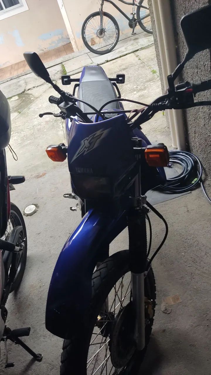 XT 600e ano 2001 cor azul  - Foto 3
