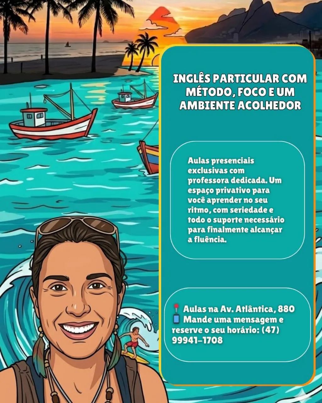 Aula Particular de inglês.
