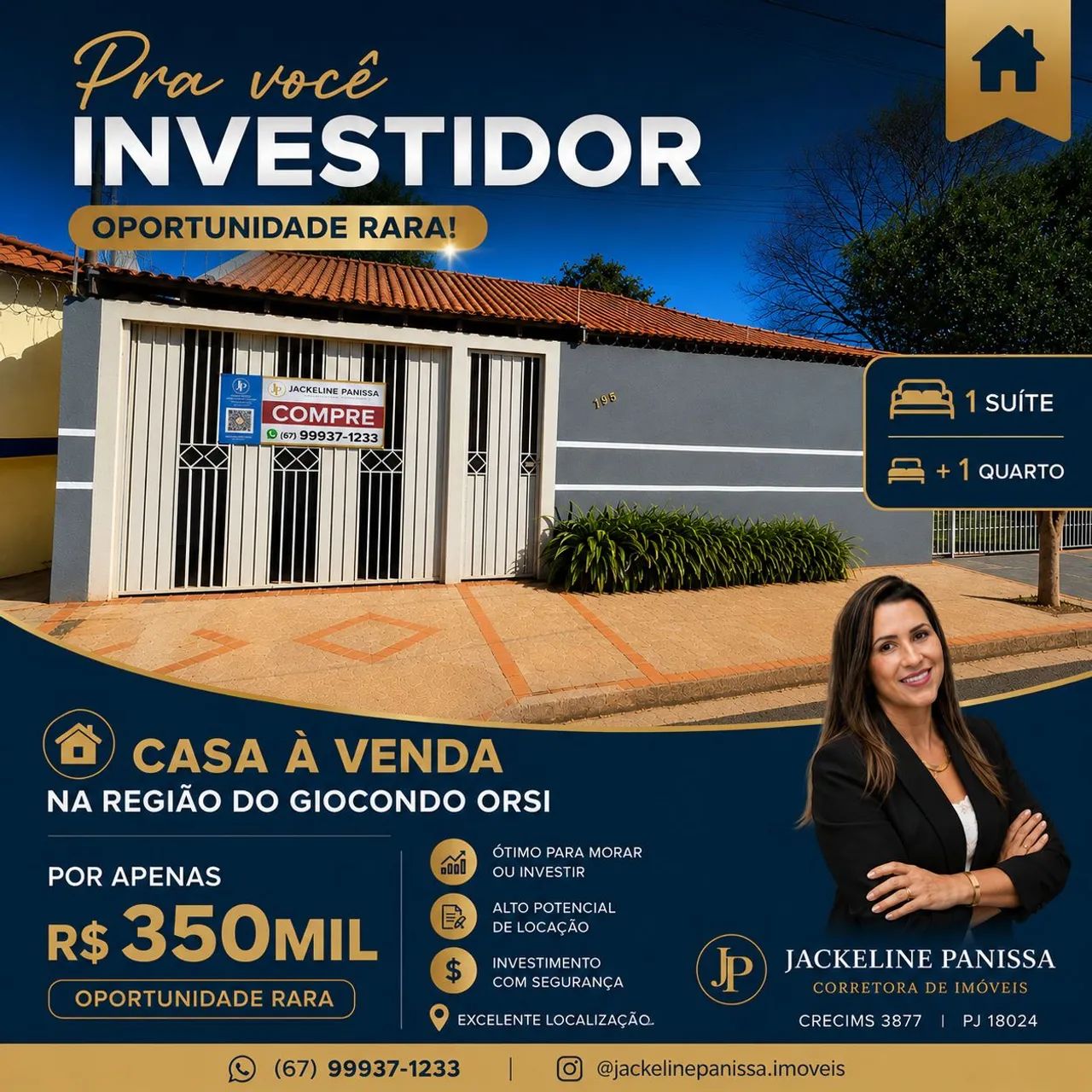 Casa a venda  - Região do Giocondo Orsi