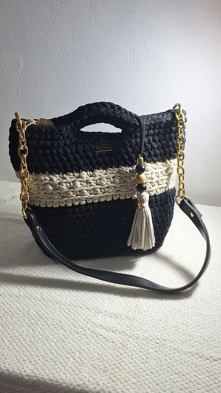 Bolsa de crochê  - Foto 3