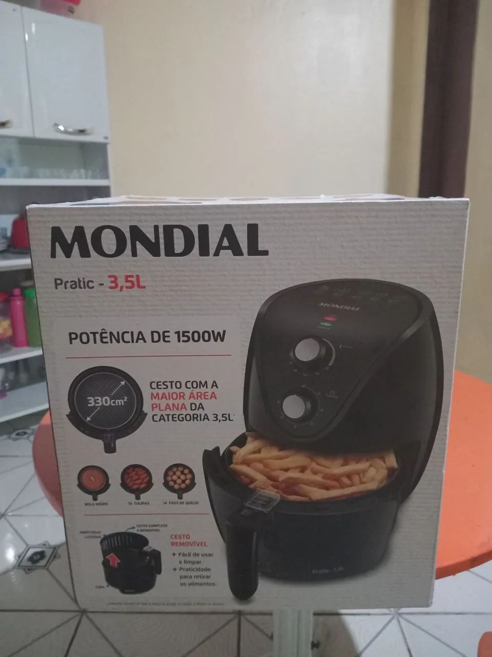 Ayr fry mondial 3,5 litros(nova)
