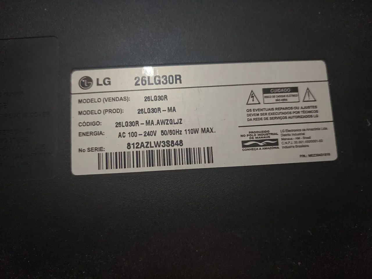 TV LG 26 Polegadas  - Foto 3