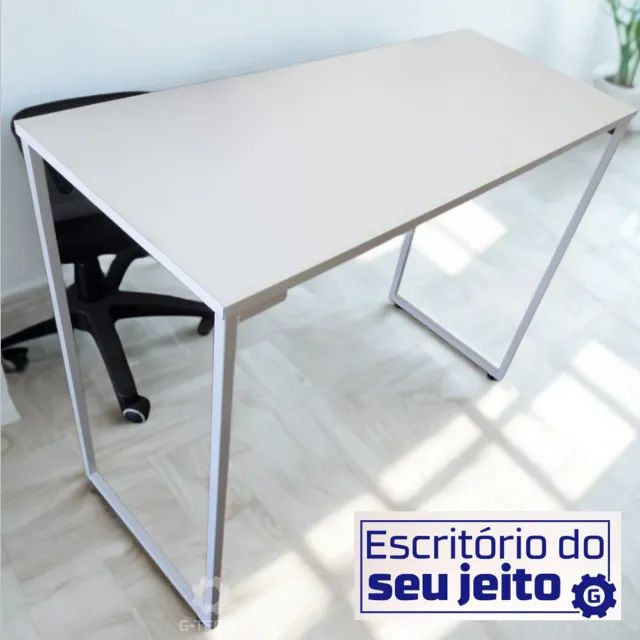 Escrivaninha NOVA Mesa Multiuso para Notebook Computador de Estudo Birô Escrivaninha Offic - Foto 3