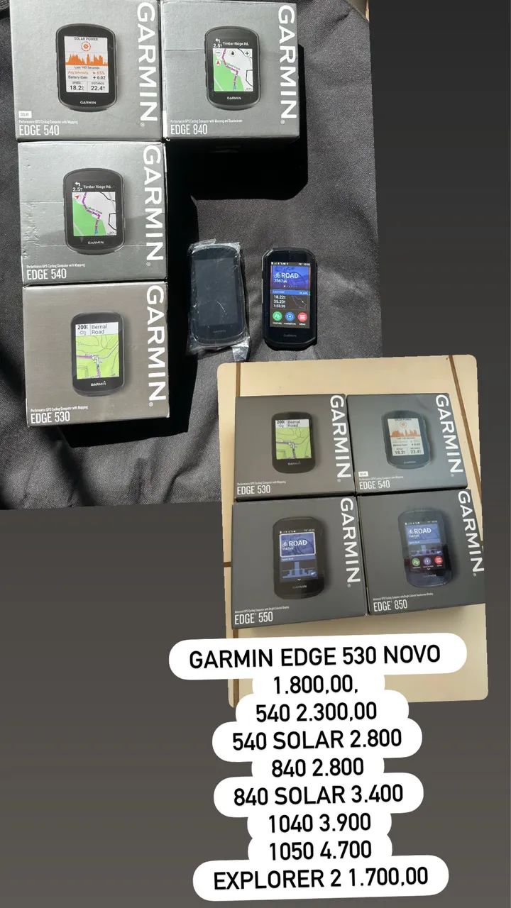 Garmin Edge 530 novo na caixa 1.800 pix , tenho outros modelos