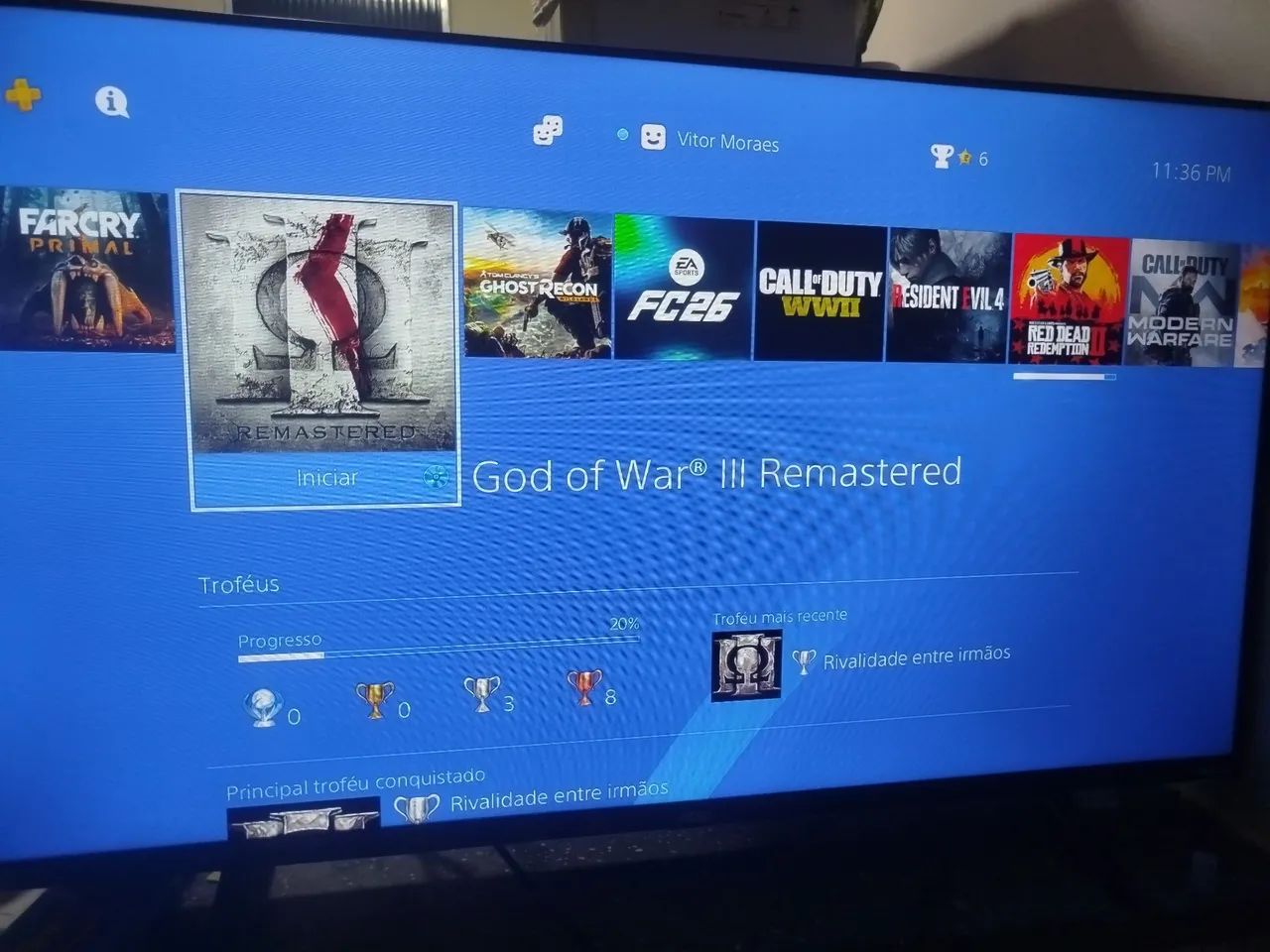 Ps4 Pro SSD 1 tera de memória  - Foto 3