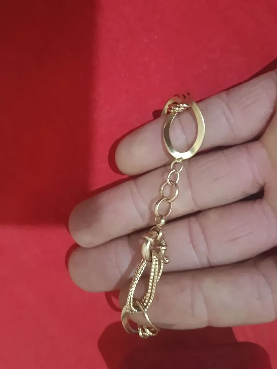 Vendo pulseira romannell folheada a ouro 24 k - Foto 3