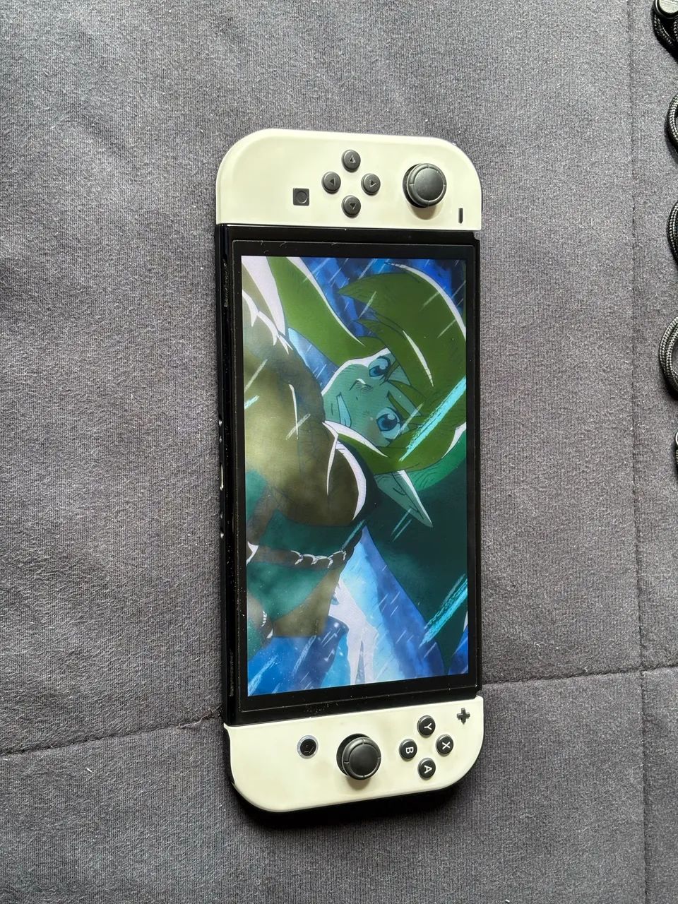 Nintendo Switch OLED Branco + 4 Joy-Cons + SD 256GB (Sem Drift) - Foto 2