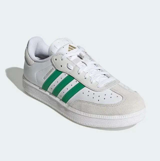 Sapatilha Indoor Velosamba Adidas Leather Spinning Unissex Branca - Foto 5