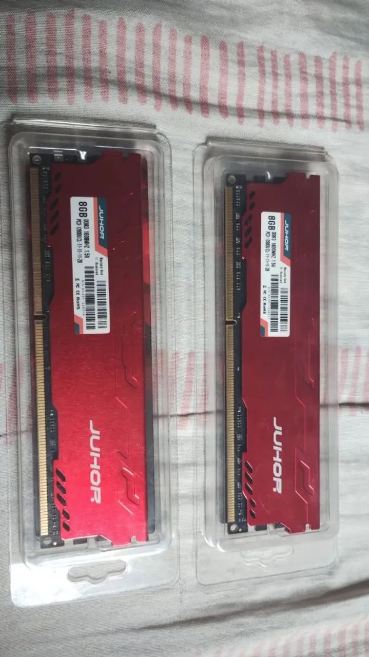 Vende-se kit de memória RAM de 8 GB cada uma