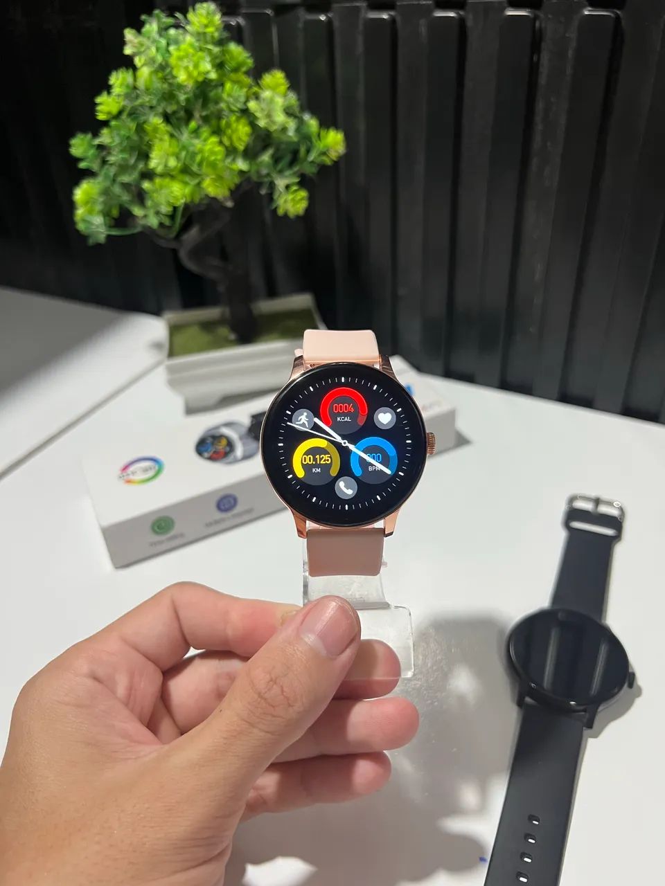Smartwatch redondo gt2 faz e recebe chamada  - Foto 6