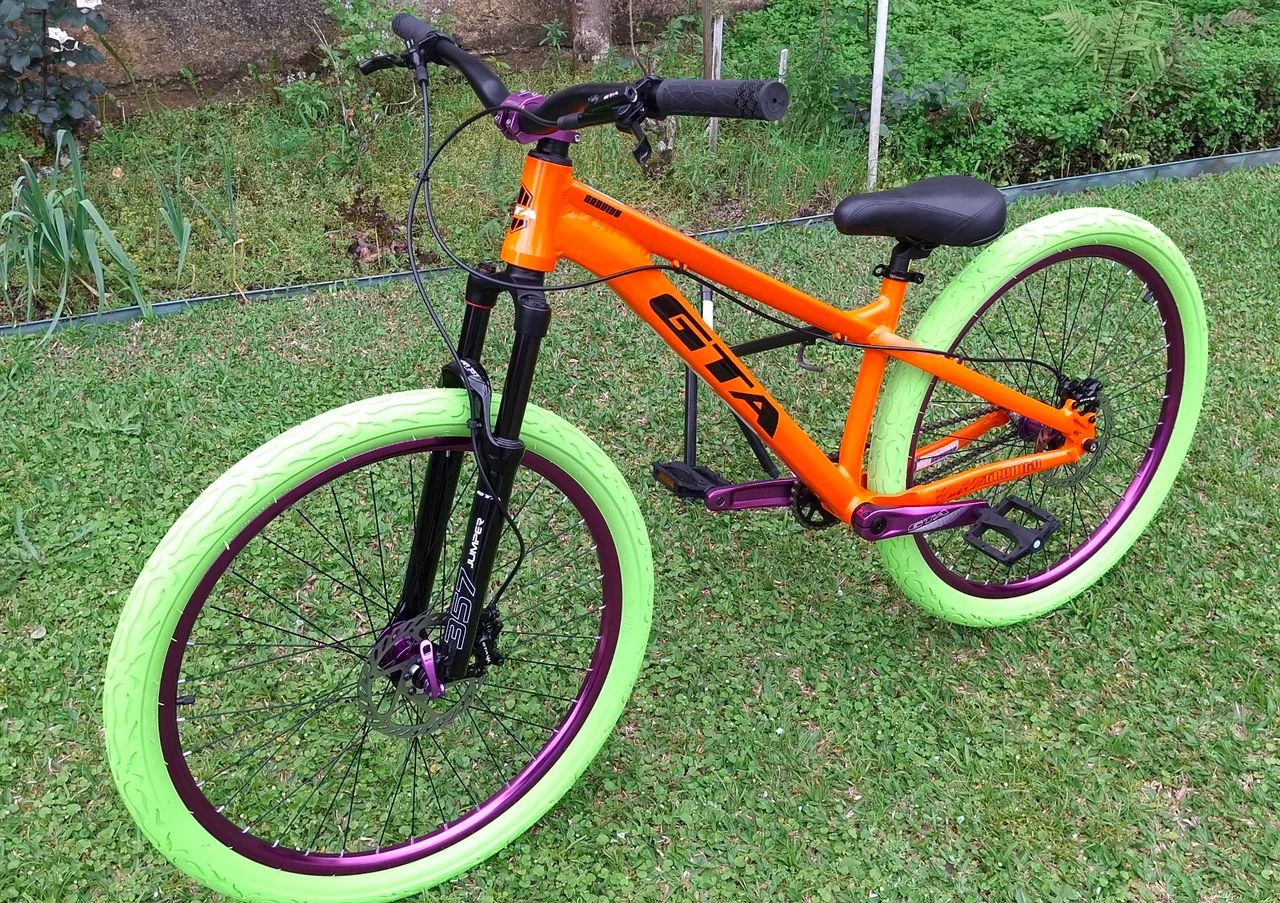 Bicicleta Freeride Grau 