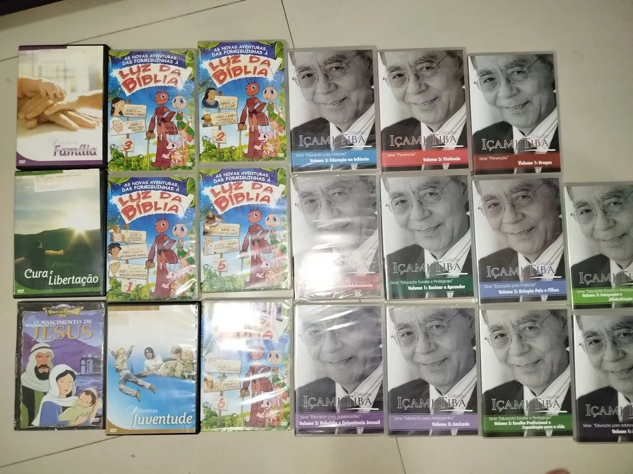 Doação de DVD's de palestras