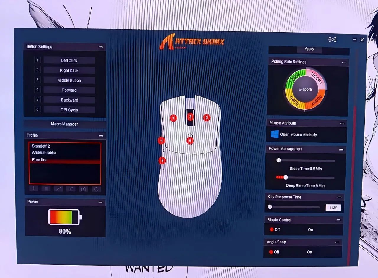 Mouse - Attack Shark R1 - Foto 5