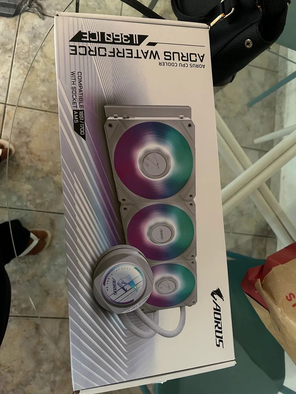 Vendo Water Cooler AORUS Waterforce II 360 ICE Branco. - Foto 5