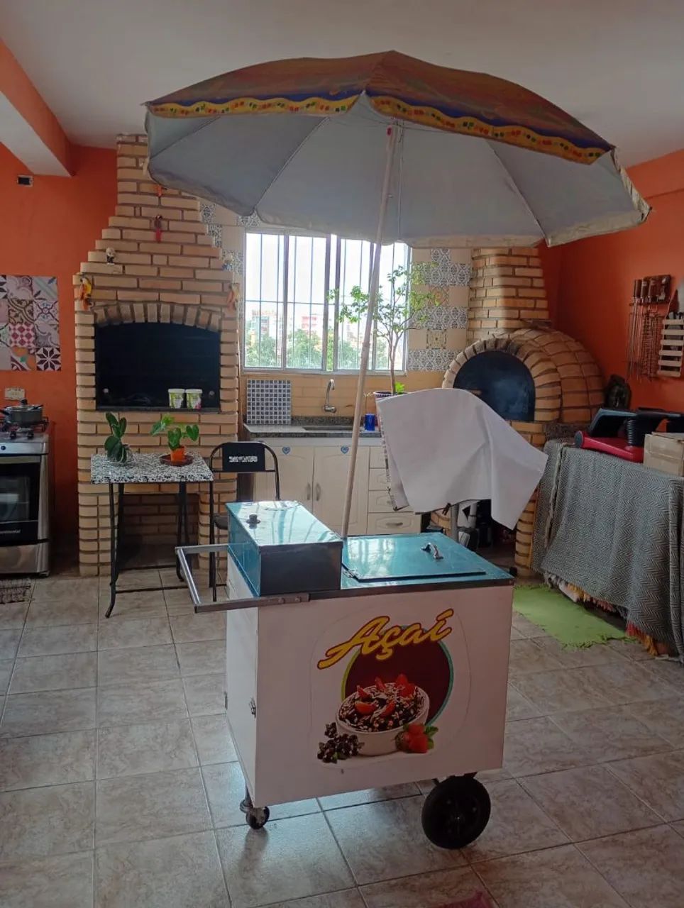 VENDO carrinho de açaí semi novo  - Foto 2