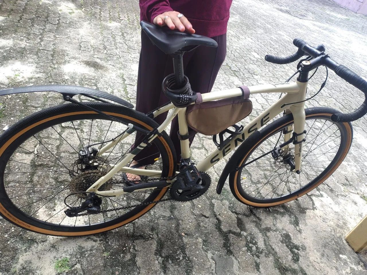 Bike gravel Sense Versa semi nova - Foto 3