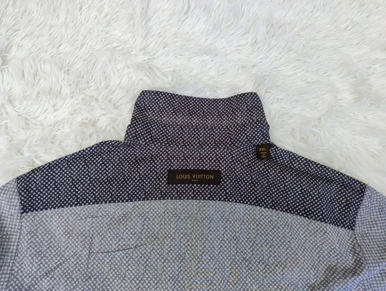 Camisa Louis Vuitton Masculina Estampada XGG  - Foto 4