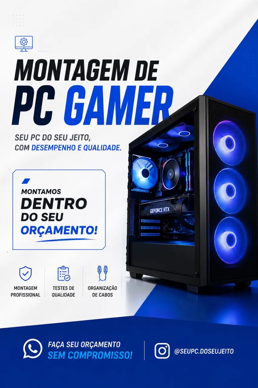 Montamos o seu PC GAMER