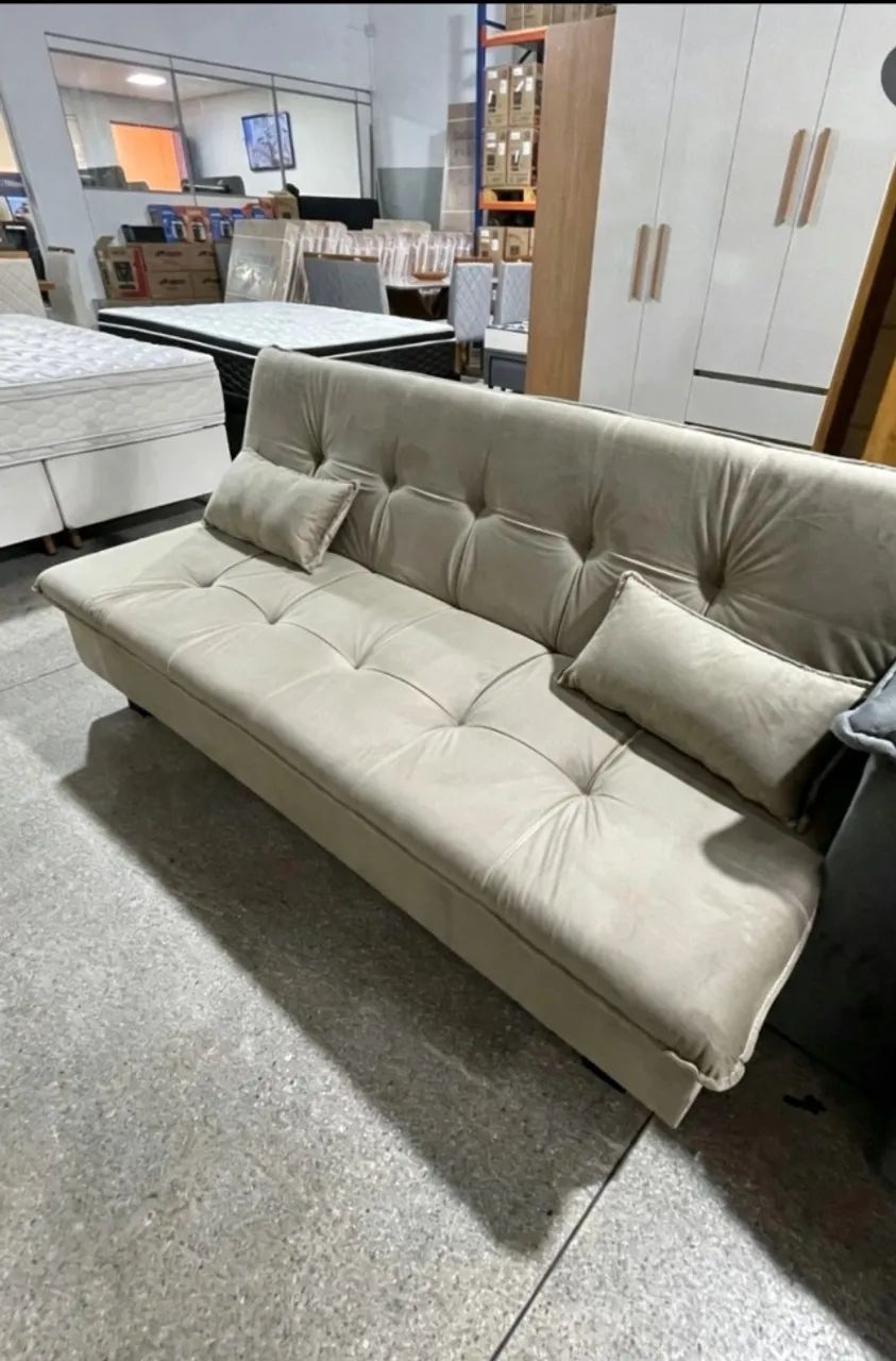 Sofá Cama Espuma D28 (Produto Novo)