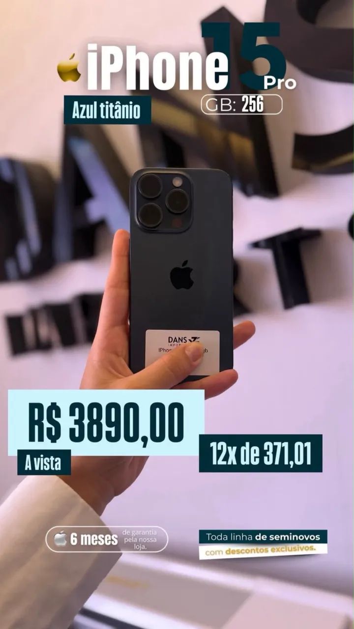 IPHONES SEMINOVOS COM GARANTIA  - Foto 3