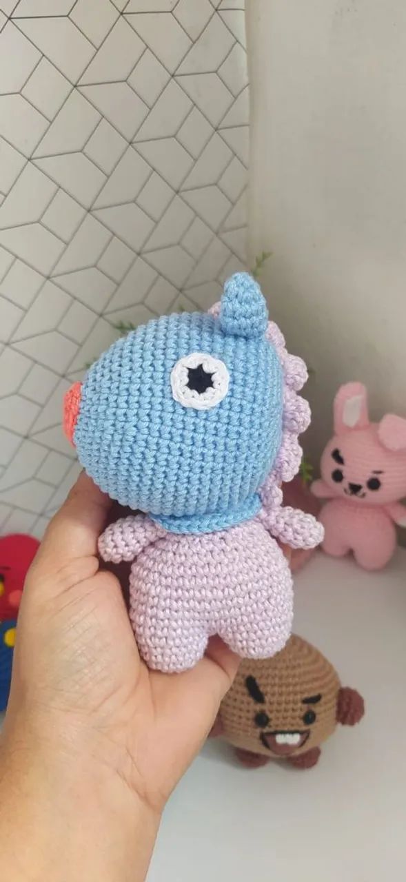 BTS Bt21 Amigurumi Crochê  - Foto 4