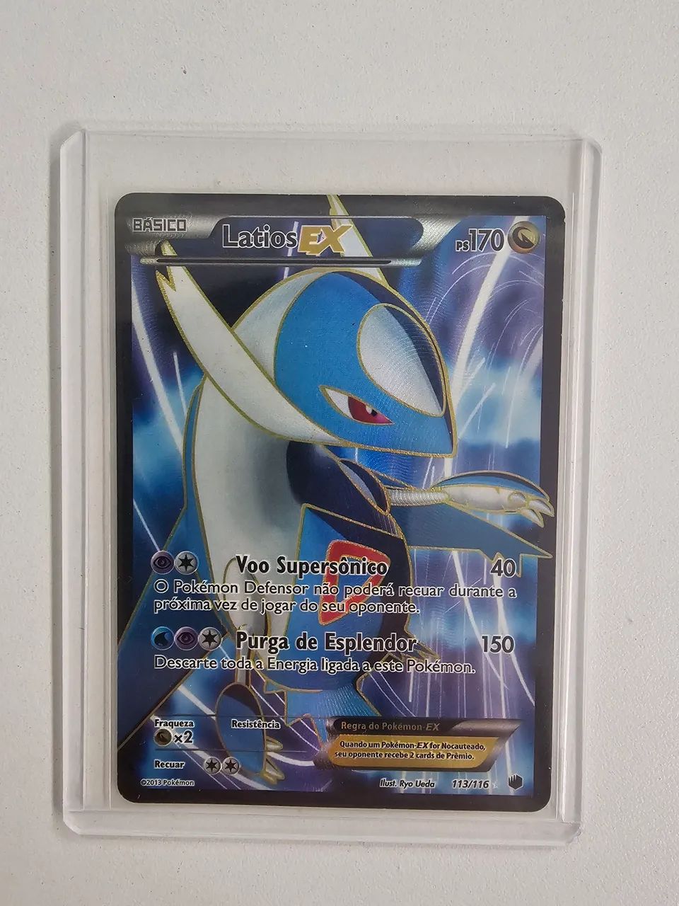 Carta Pokemon Latios Full Art De 2013 (113/116) (SP) - Foto 3
