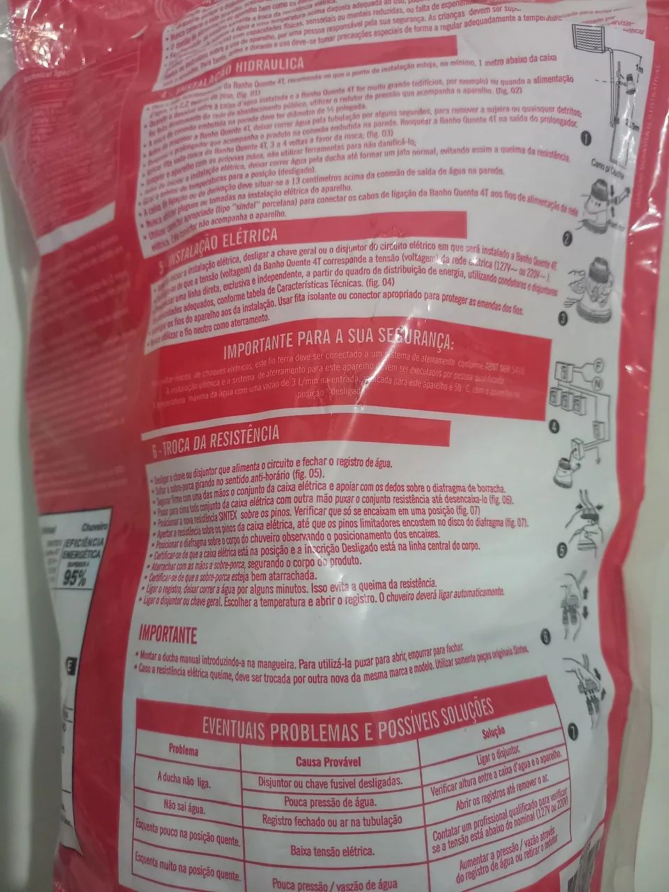 Kit chuveiro elétrico Sintex - Foto 3