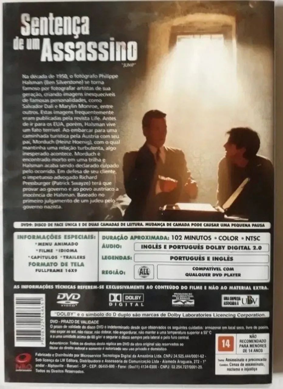 Dvd Sentença de um Assassino - Foto 3
