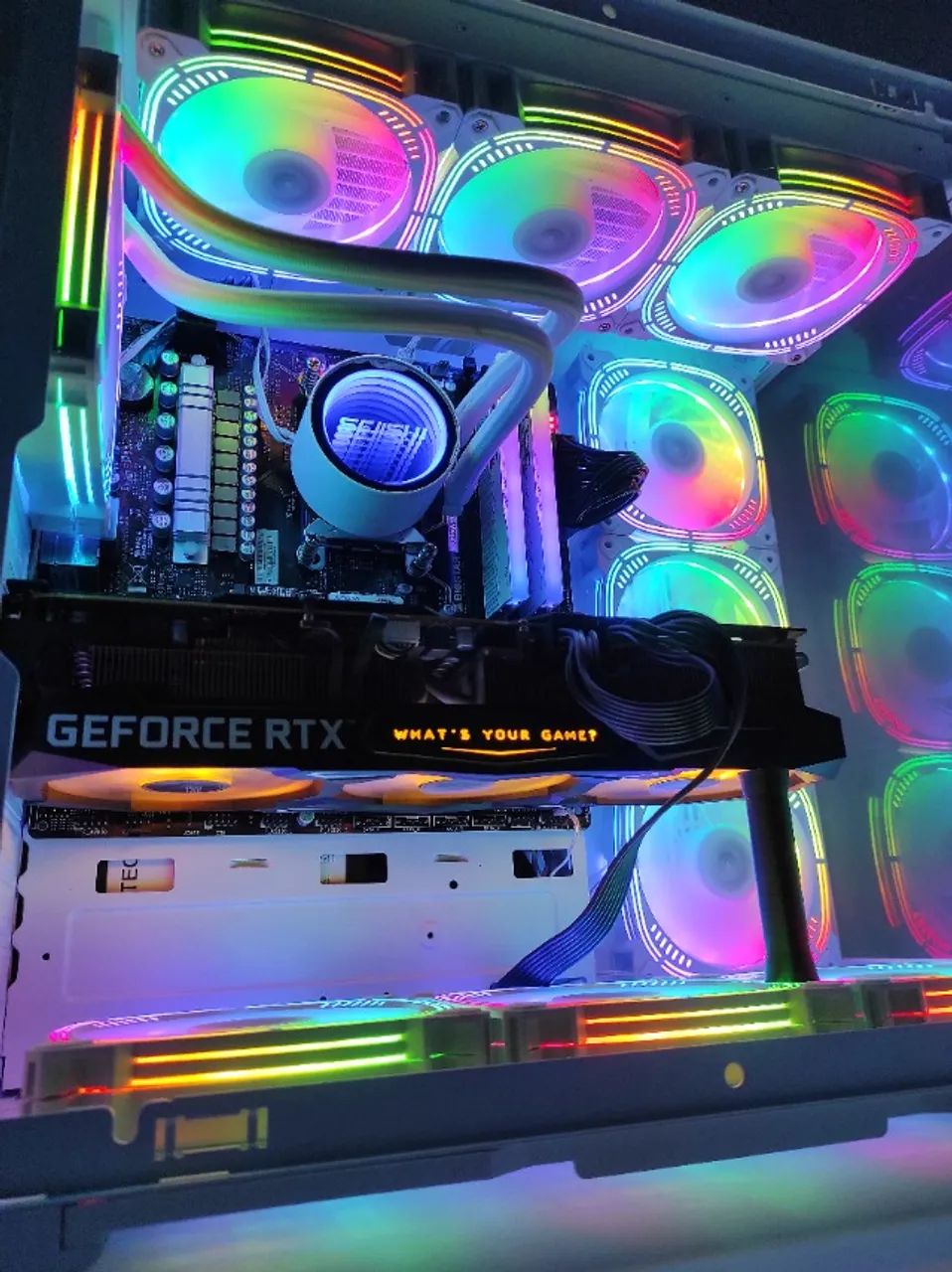 Pc Gamer Ultra Ryzen 5 7600 ou i5-14ª RTX 3080 (NOVO) AM5 DDR5 - Foto 6