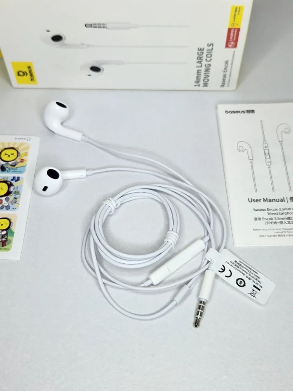 Fone de Ouvido Baseus Com Microfone - Qualidade Top - Original 