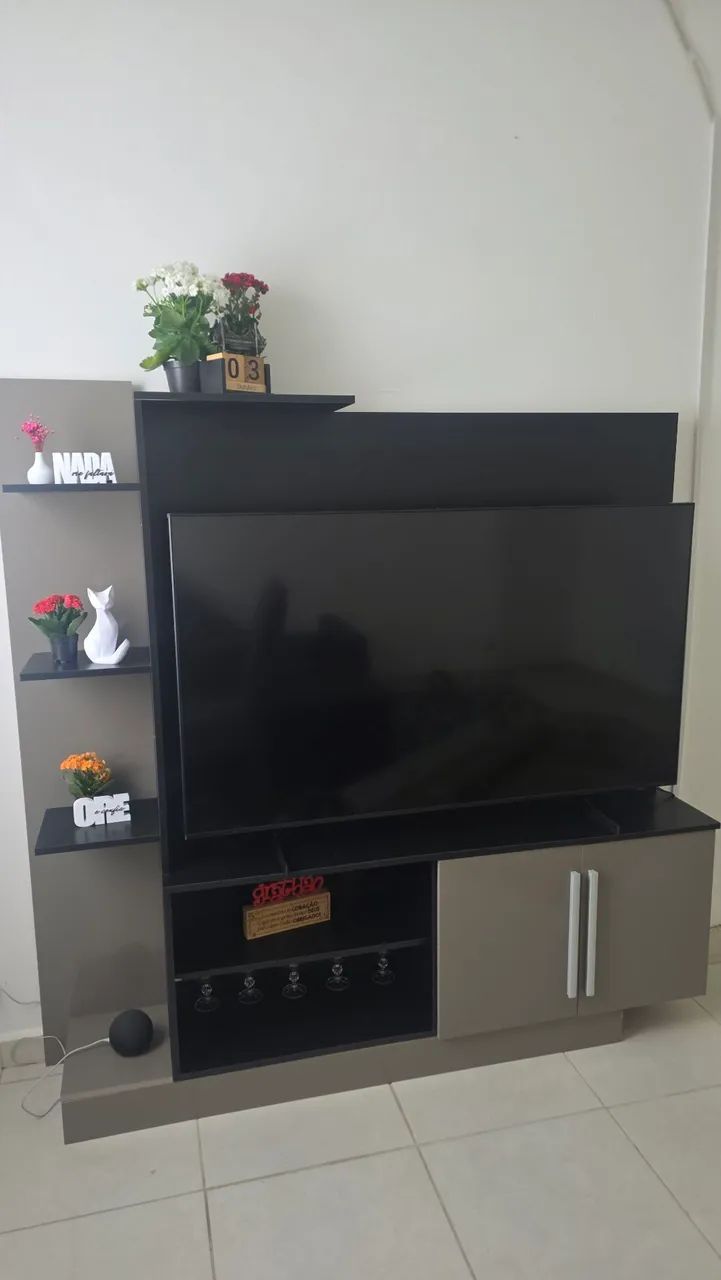 Rack de sala painel para TV até 55'