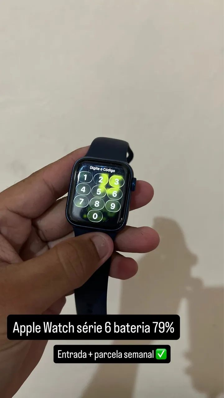 Apple Watch série 6 bateria 79% caixa completo  - Foto 2