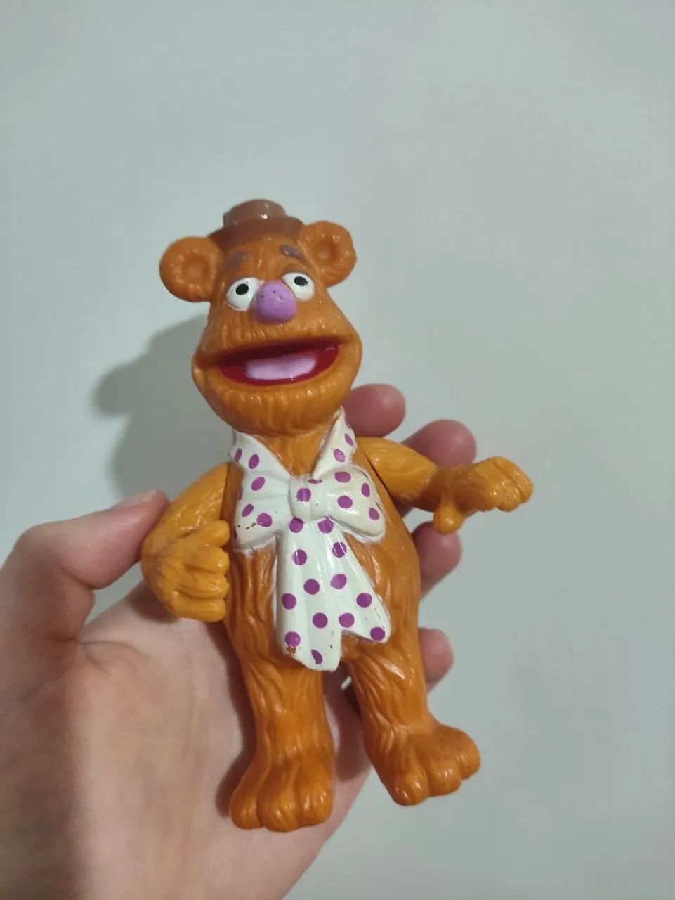 Miniatura boneco urso fozzies Muppets raro - Foto 3