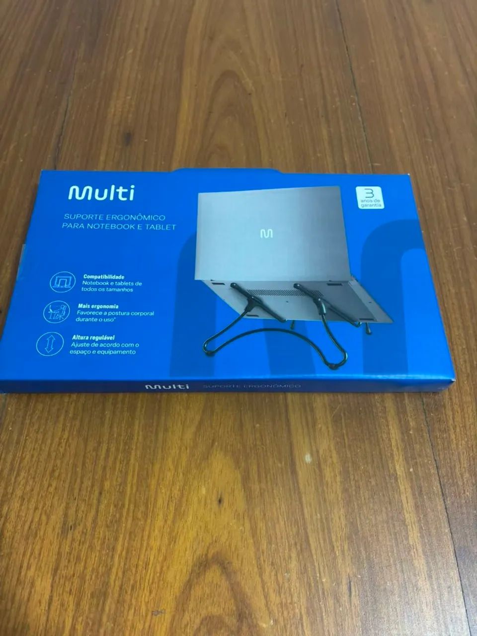 Suporte Ergonômico para Notebook e Tablet Preto - Foto 2