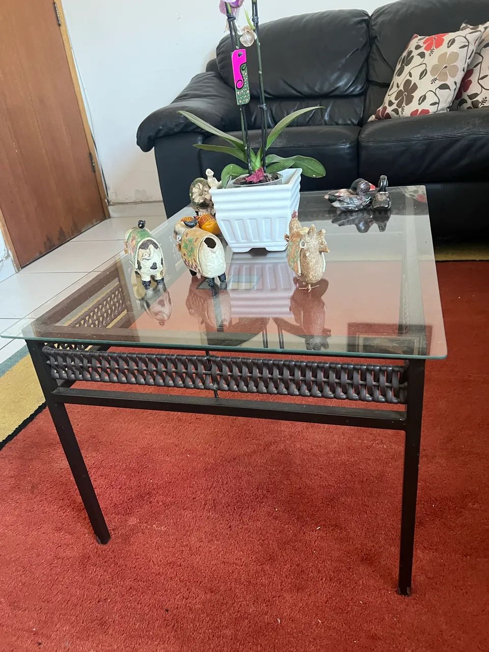 Conjunto de Mesas de Vidro  - Foto 2