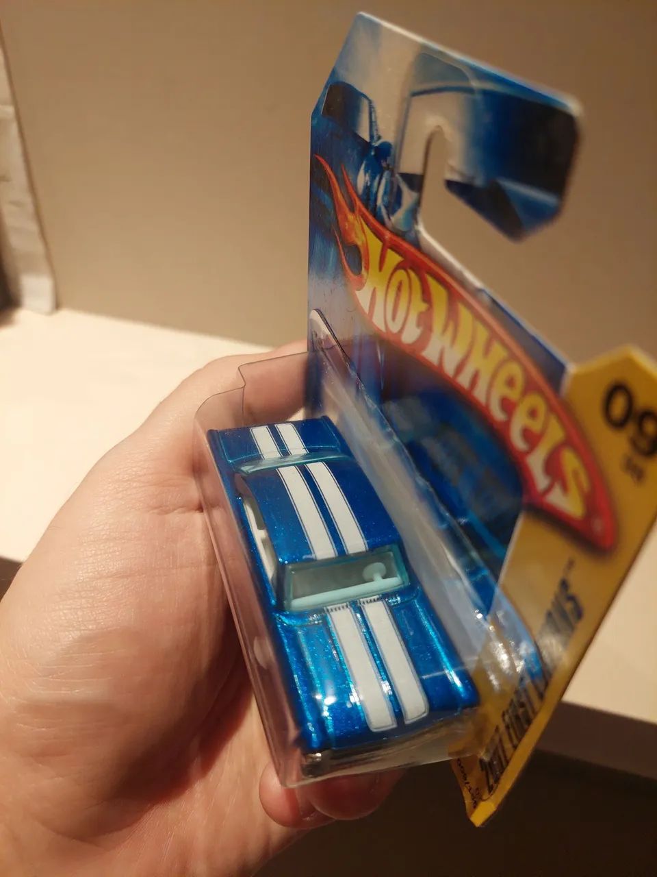 Hot Wheels '66 Chevy Nova 2007 First Edition (Lacrado) azul - Foto 3