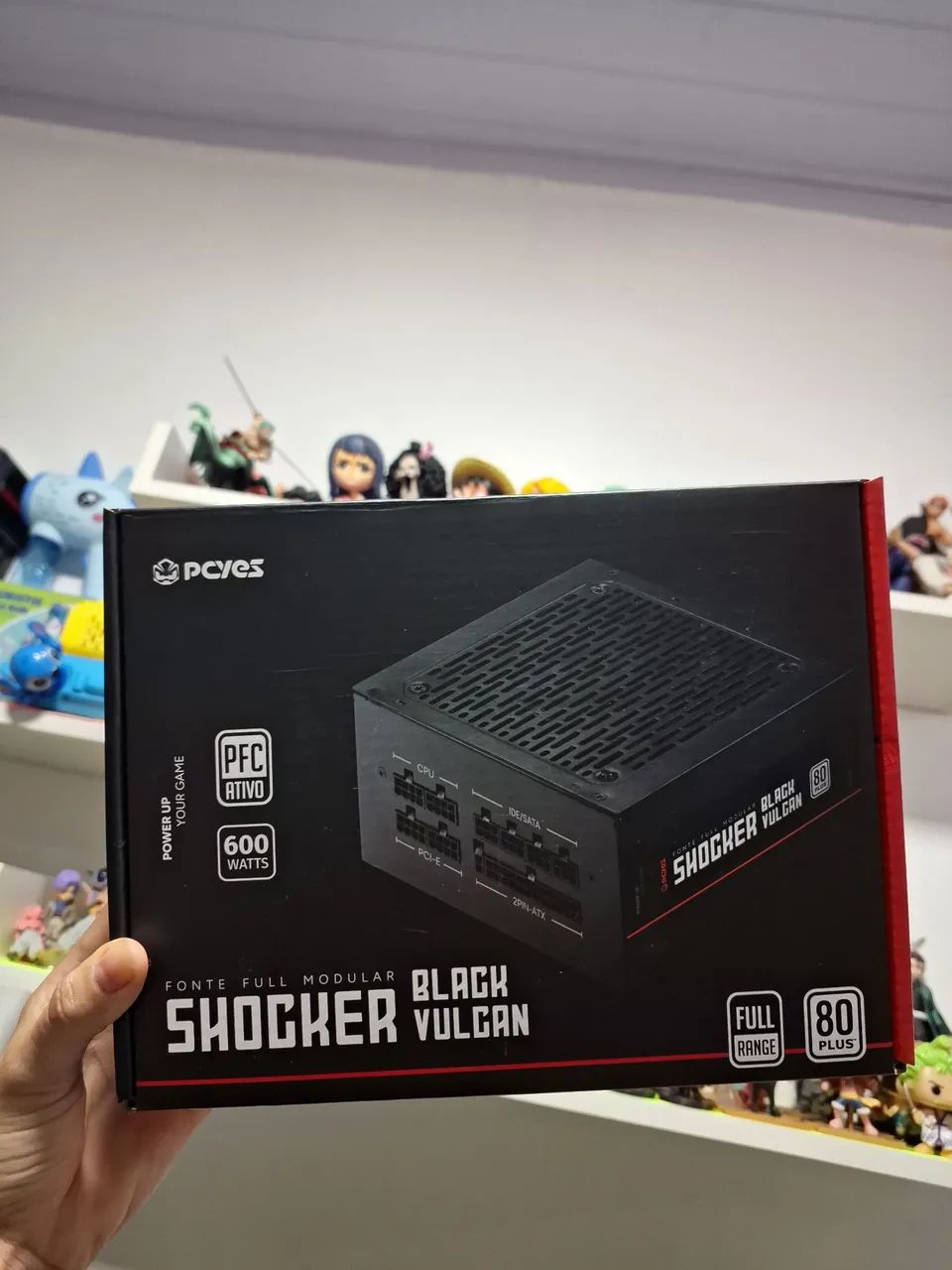 Fonte Full Modular Shocker Black Vulcan