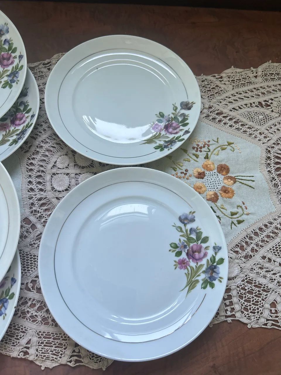 Conjunto para bolo porcelana Schmidt - Foto 3
