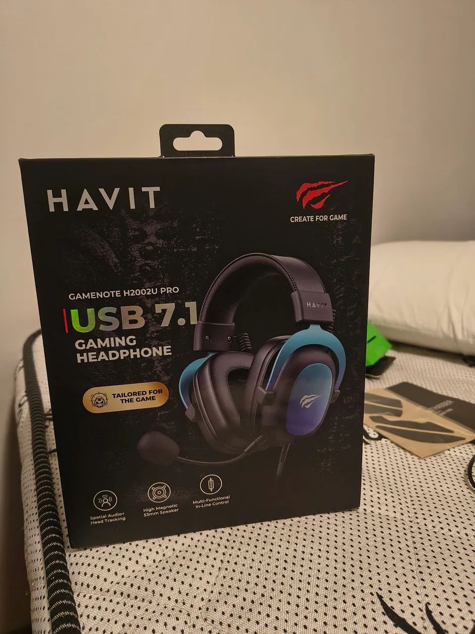 Headset Havit Gamenote H2002U PRO - Foto 4