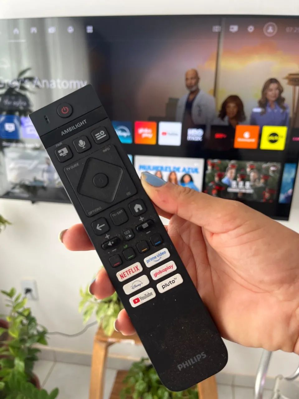 Tv Philips 50 polegadas 7 meses de uso - Foto 3