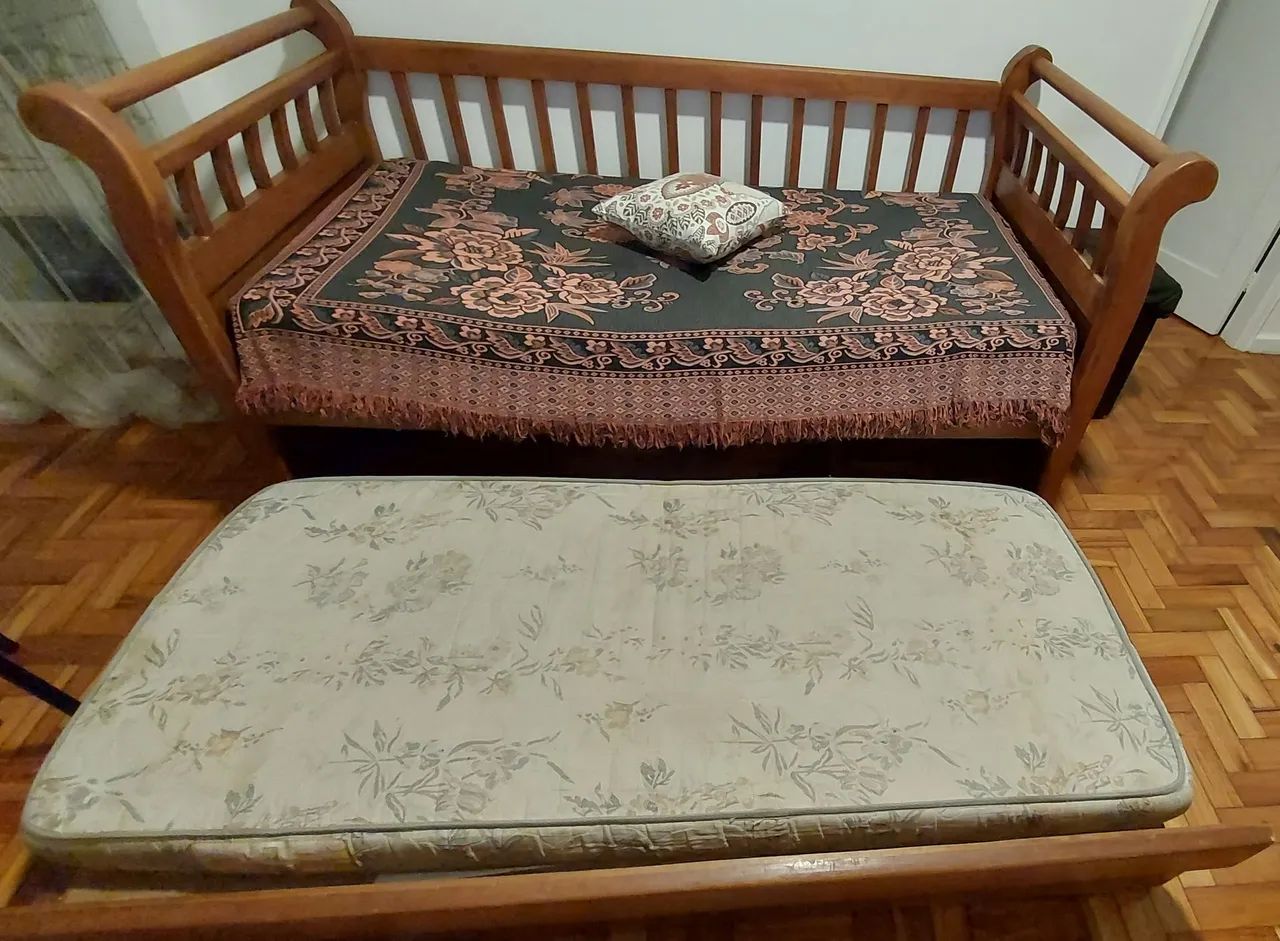 Cama de solteiro com cama auxiliar - Foto 2