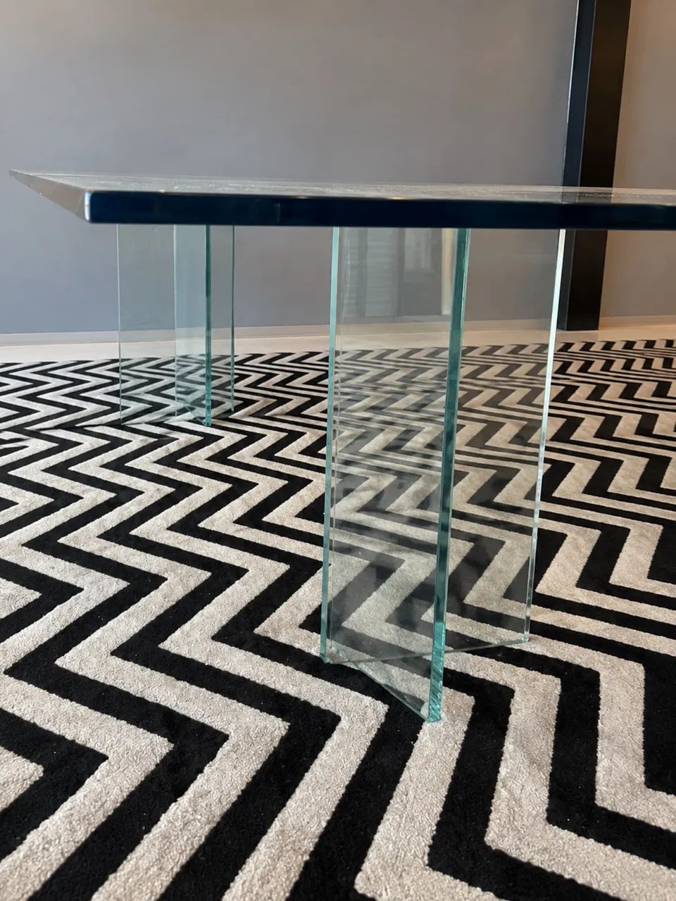 Mesa de Jantar 8 Lugares de Vidro - Foto 2